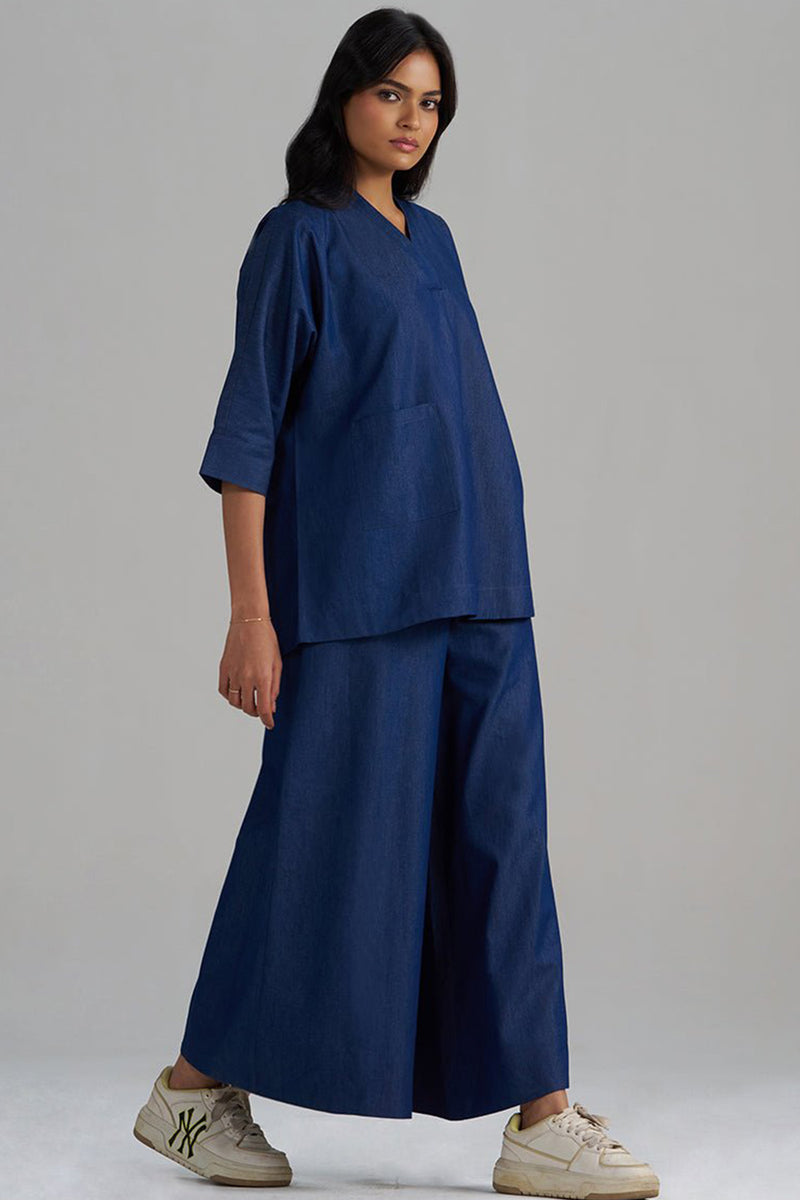 Denim Blue Co-ord Set