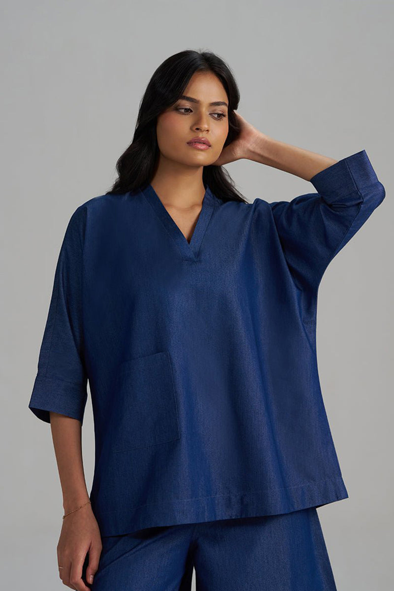 Denim Blue Co-ord Set