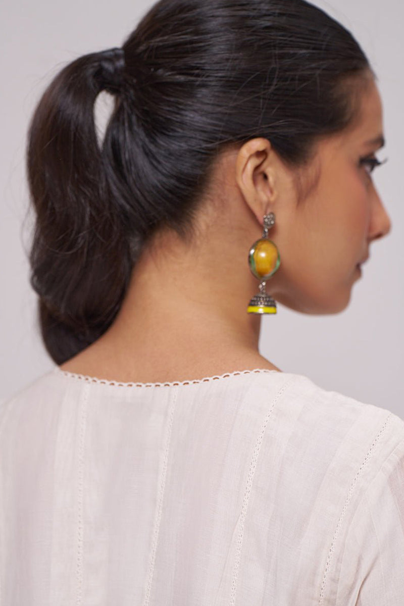 Ivory Mul-Chanderi Kurta Set