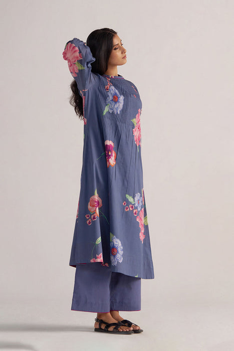 Nightshadow Blue Mul Cotton Co-ord Set