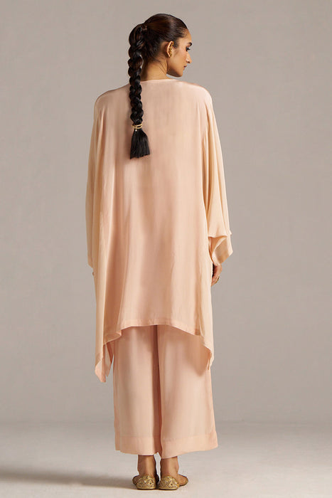 Scallop Shell Crepe Silk Co-ord Set