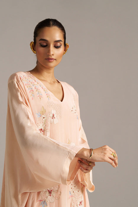 Scallop Shell Crepe Silk Co-ord Set