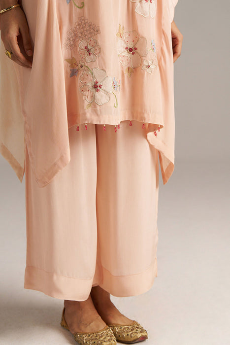 Scallop Shell Crepe Silk Co-ord Set