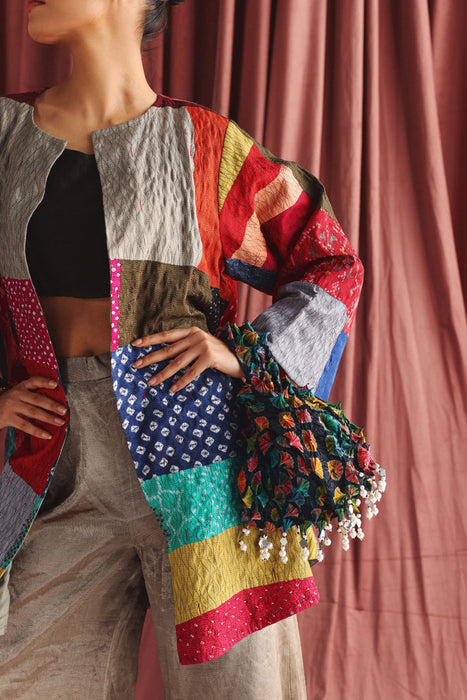 Recycled long jacket