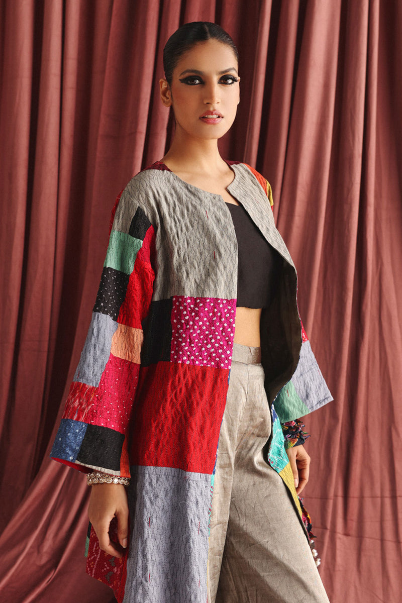 Recycled long jacket
