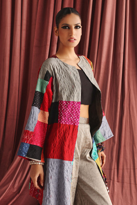 Recycled long jacket