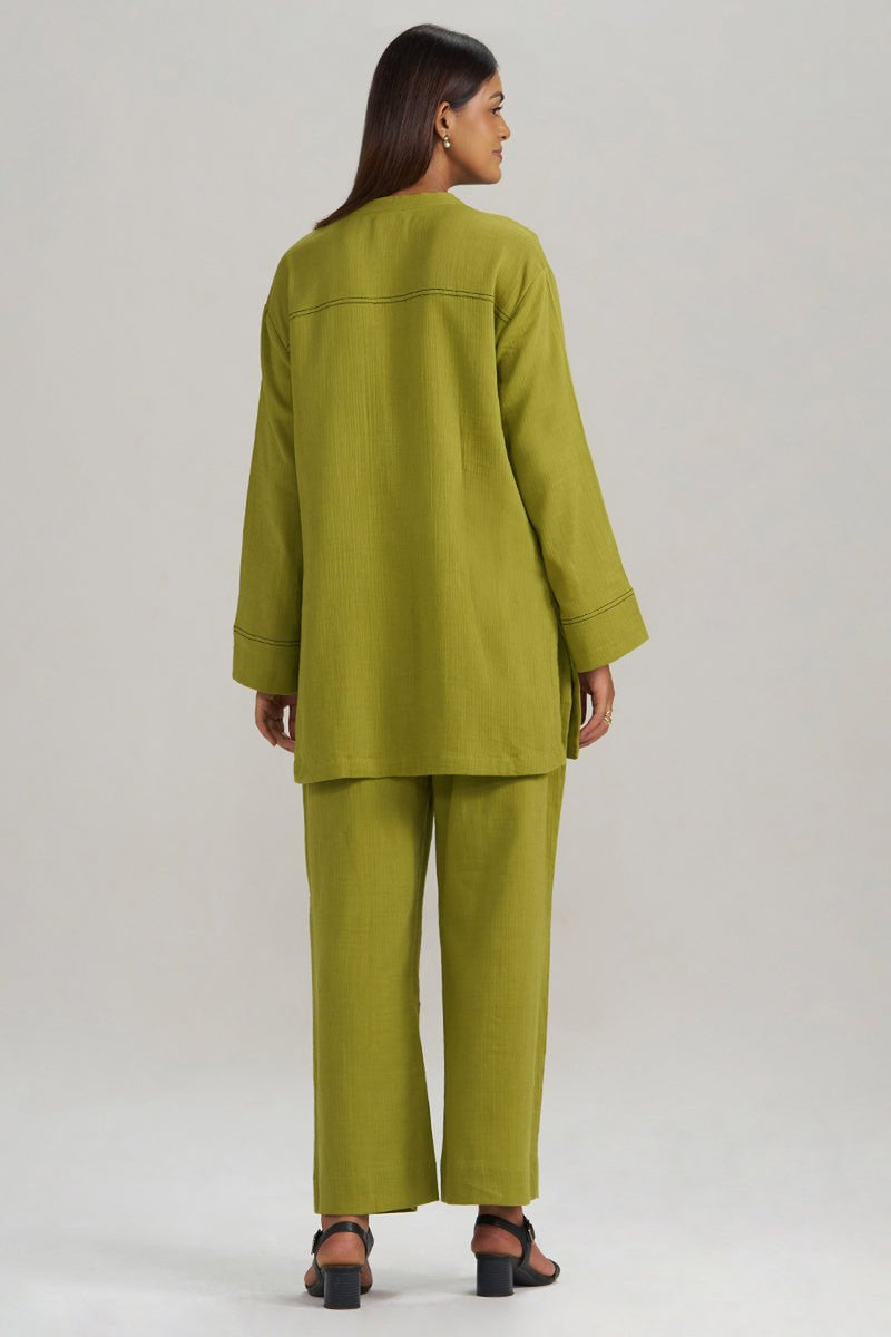 Lime Green Botanical Co-ord Set