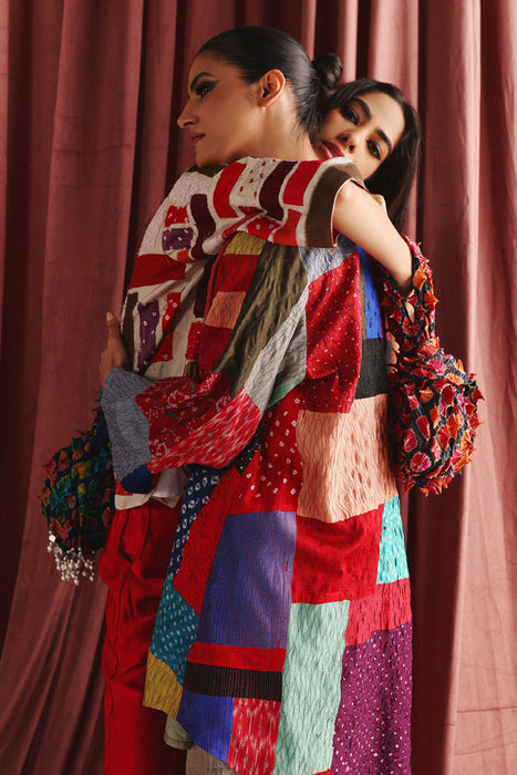 Recycled long jacket