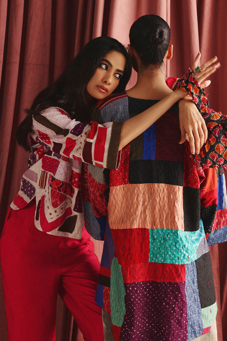 Recycled long jacket