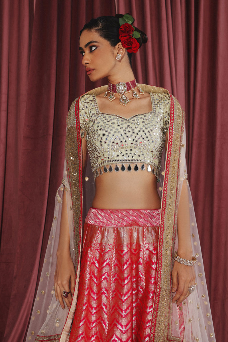 BANARASI BROCADE LEHENGA SET