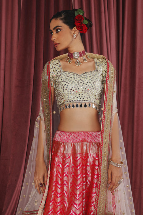 BANARASI BROCADE LEHENGA SET