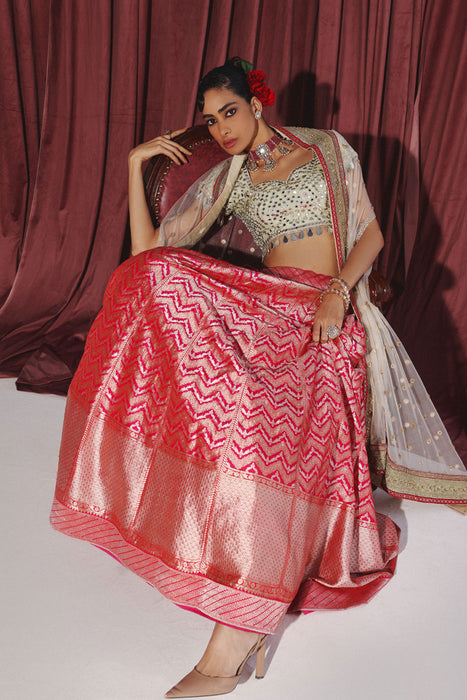 BANARASI BROCADE LEHENGA SET