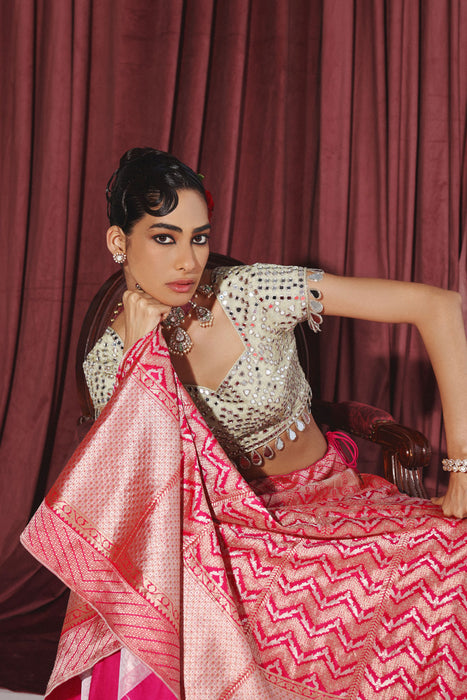 BANARASI BROCADE LEHENGA SET