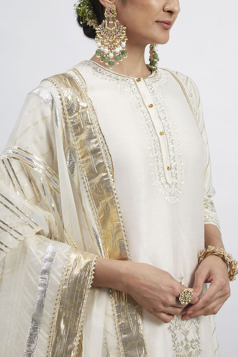 Eliza-Short Kurta with Garara and Odhni