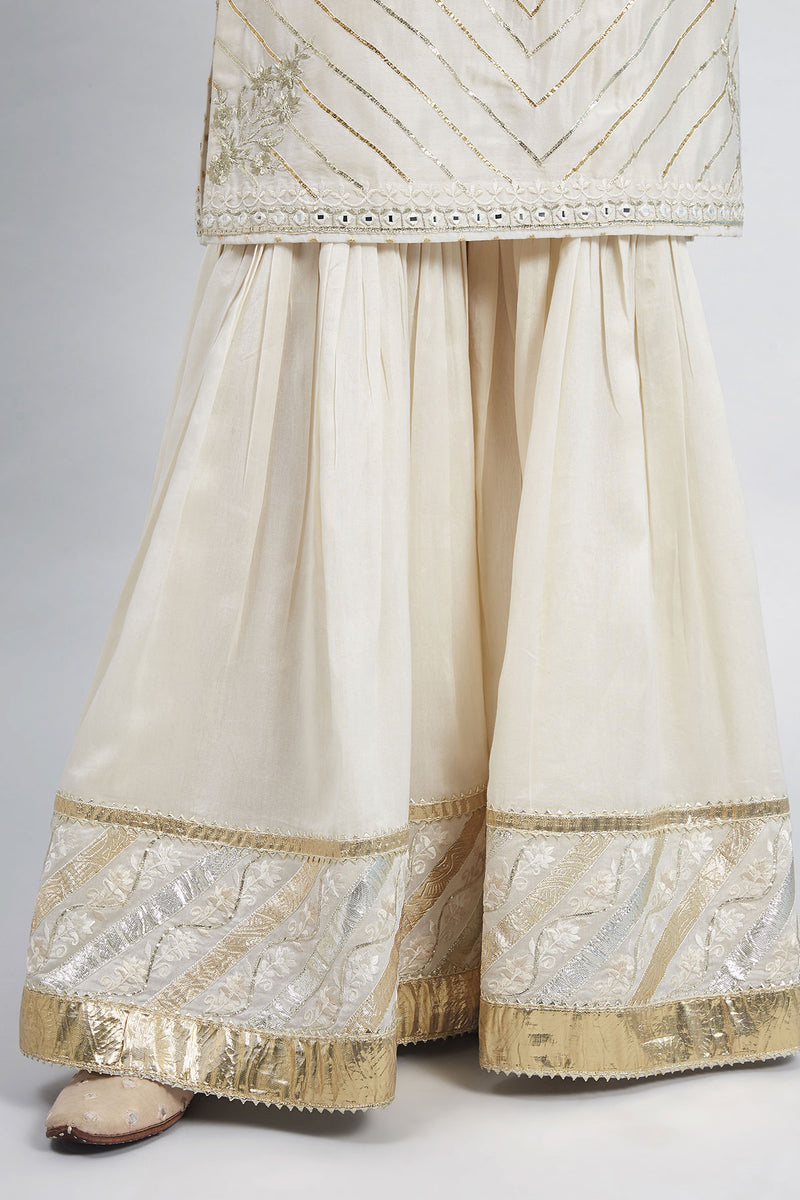 Eliza-Short Kurta with Garara and Odhni