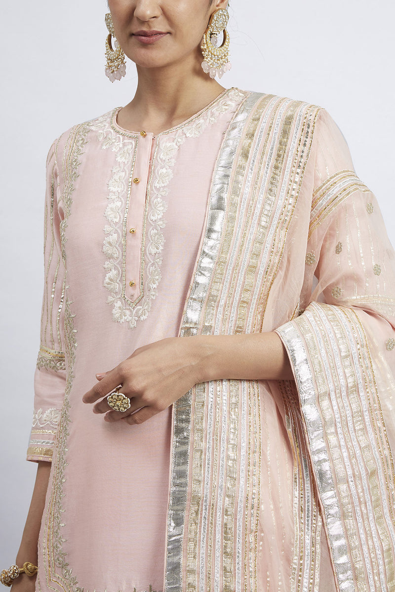 Erina- Short Kurta with Garara and Odhni