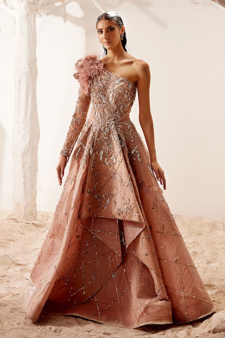 Pink Gilded Gown