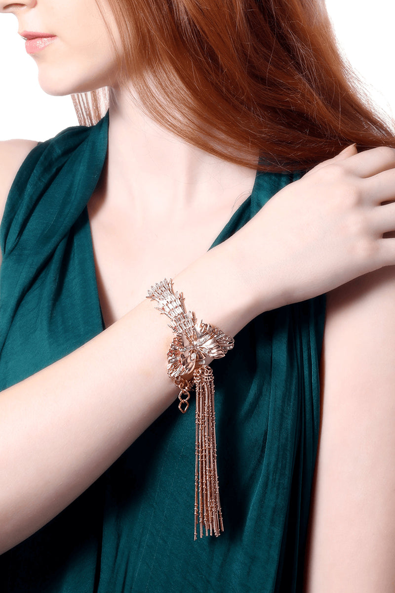 GLAZED FRINGE BRACELET