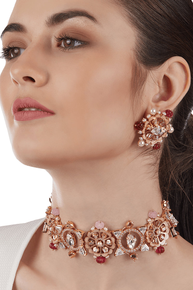 FLUORA ETERNITE CHOKER NECKLACE