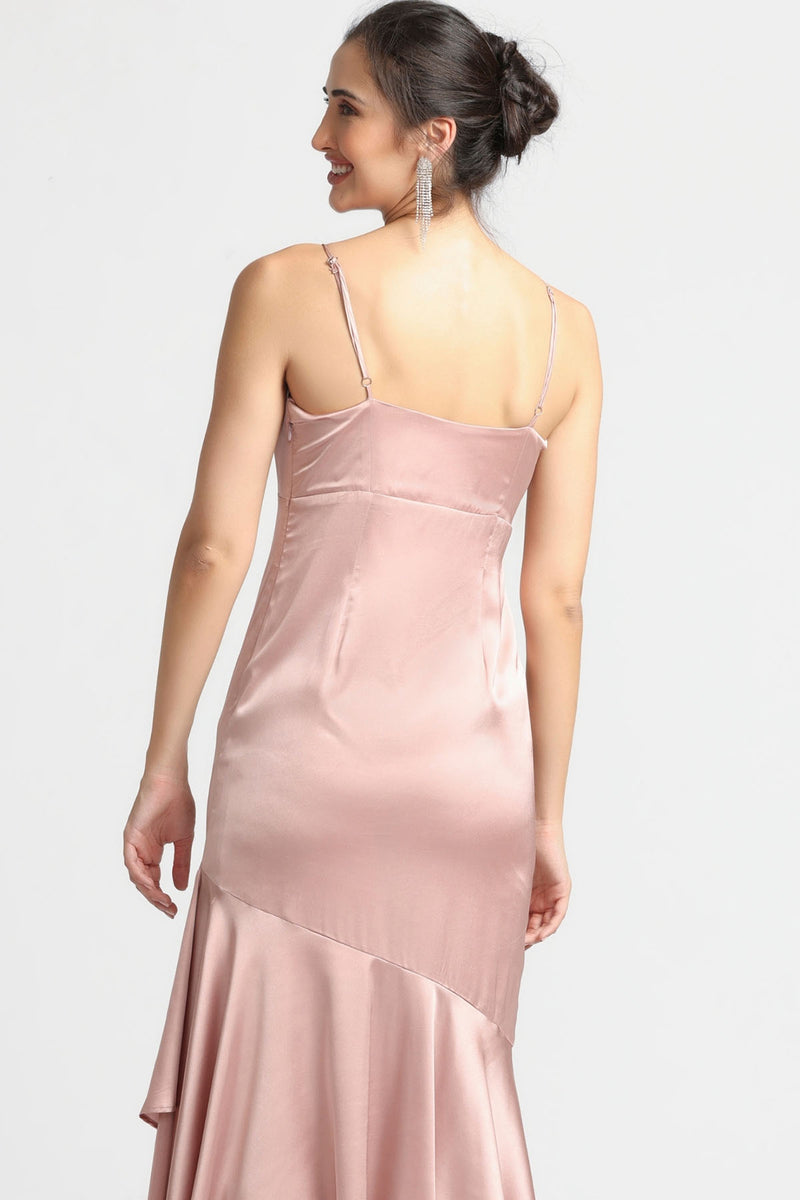 Rose Gold Maxi Dress