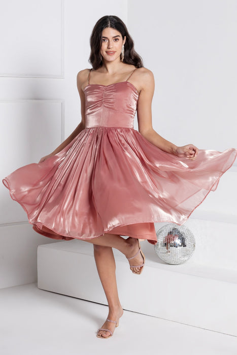 Blush Serenity Midi Dress