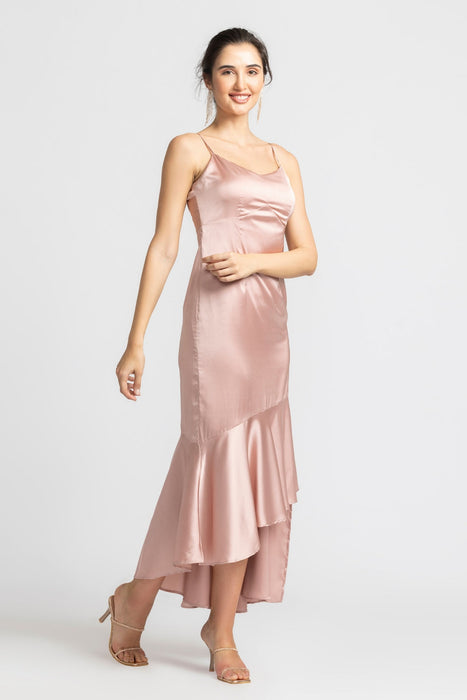 Rose Gold Maxi Dress