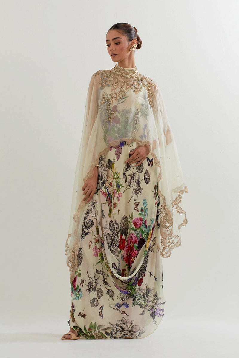CAPE WITH DRESS