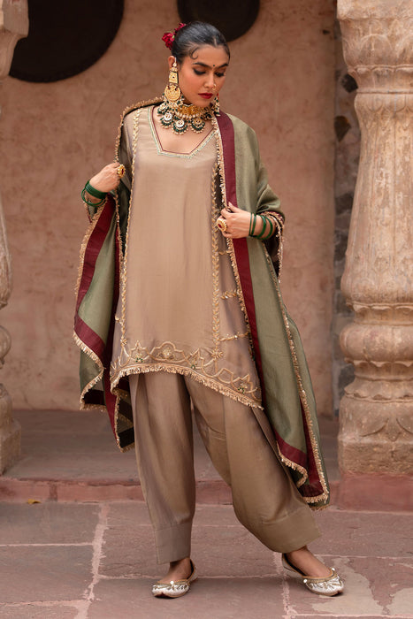Noor Kaftan Hand-Embroidered Salwar Set