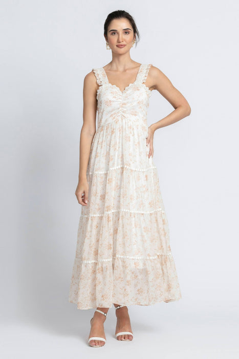 Crimson Comfort Sleeveless Maxi Dress