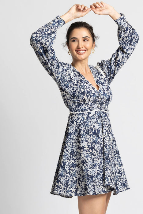 Cerulean Charm Mini Dress