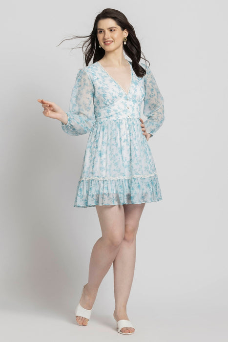 Azure Breeze Mini Dress