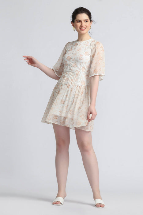 Crimson Comfort Mini Dress