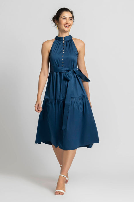 Teal Temptation Midi Dress