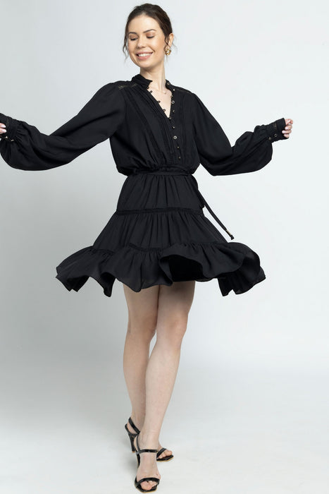 Midnight Black Mini Dress