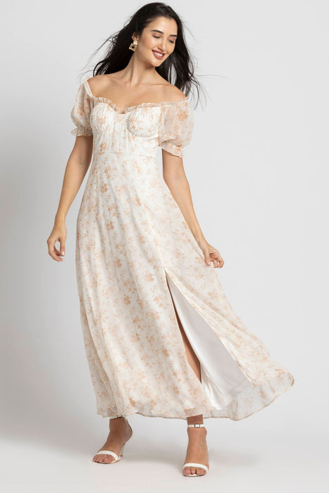 Crimson Comfort Maxi Dress