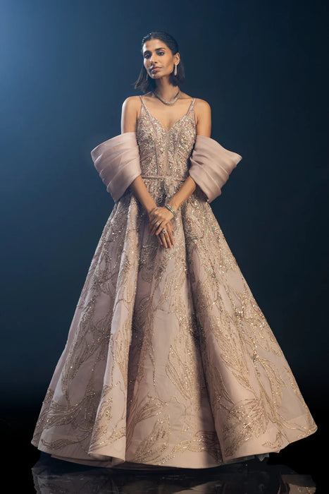 Rose gold Wonder Whims Gown