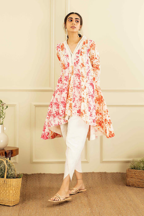 Spring Floral Kurta set