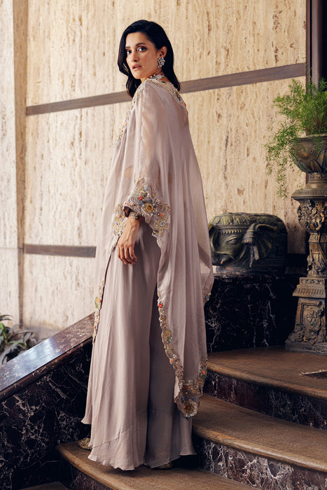 SIGNATURE ASYMETRICAL KAFTAN WITH PANTS