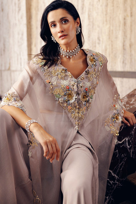 SIGNATURE ASYMETRICAL KAFTAN WITH PANTS