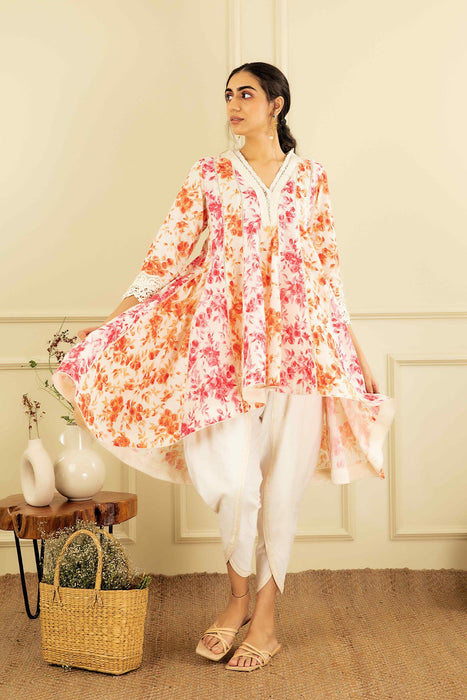 Spring Floral Kurta set