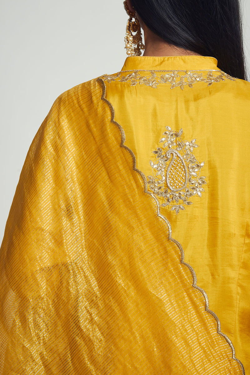 Nasira-Short Kurta with Salwar and Dupatta
