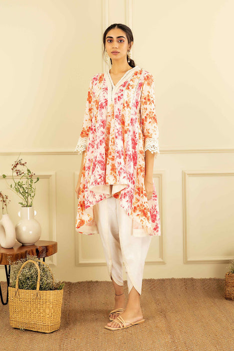 Spring Floral Kurta set