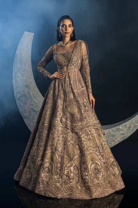 Dusky Orchid Lehenga