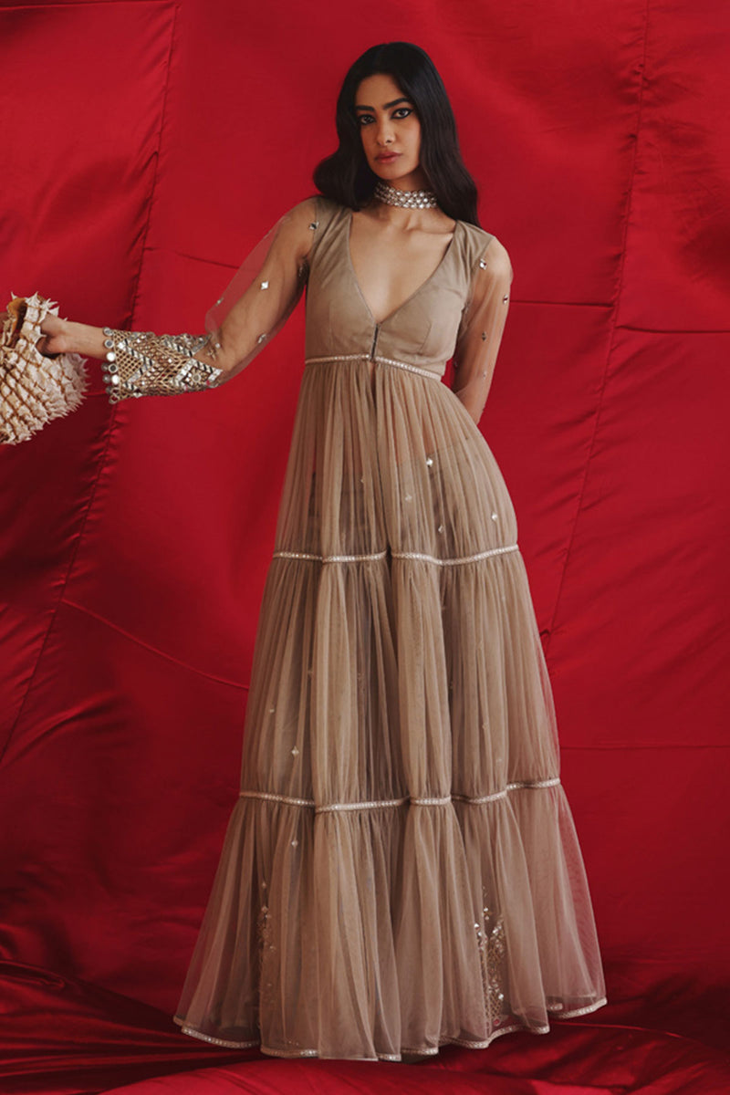 Layered Anarkali Jacket