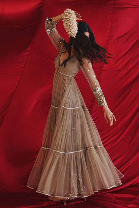 Palazzos With Mirrorwork