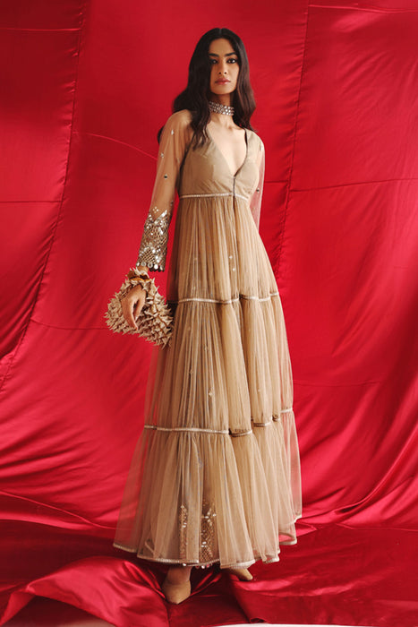 Layered Anarkali Jacket