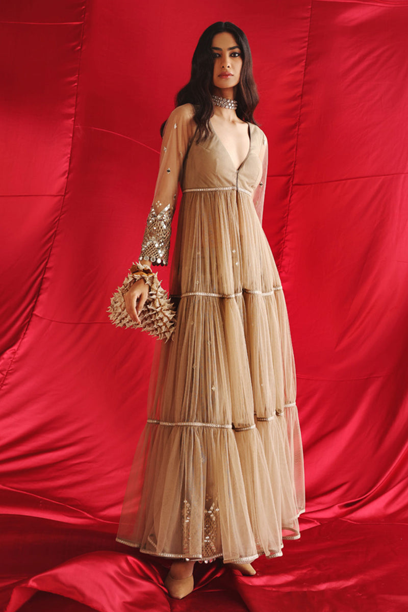Palazzos With Mirrorwork