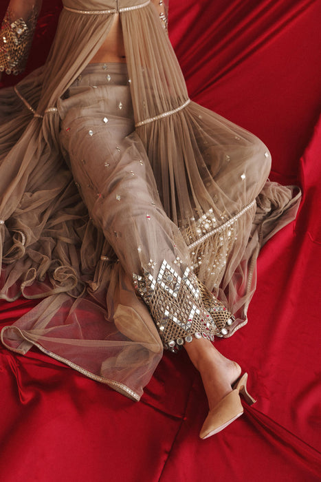 Layered Anarkali Jacket