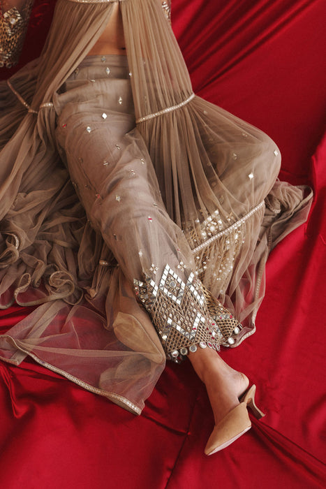 Palazzos With Mirrorwork