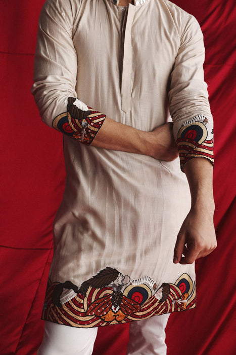 Ivory Metamorphosis Kurta